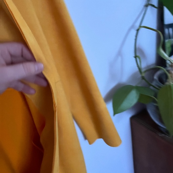 Bright Yellow Suede Jacket - Picture 6 of 6